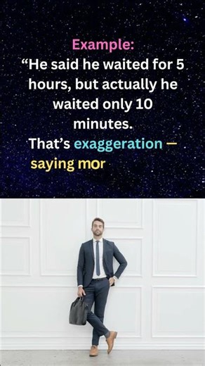 What is exaggerate? #learnenglish #englishlearningclass #bbcenglish #englishteacher #vocabulary