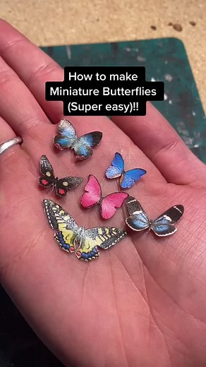 Miniature Butterflies Making Tutorial