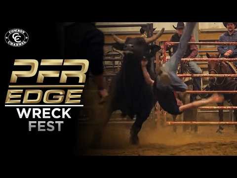 The CRAZIEST Rodeo Wrecks | PFR Edge