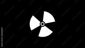 Fan Icon Animation – Smooth and Fluid Motion with Modern Design, Ideal for Apps, Websites, UI/UX, Branding, and Digital Projects – High-Quality Vector Art