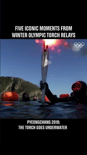 🔥 The Olympic flame has been carried in so many unique and creative ways!