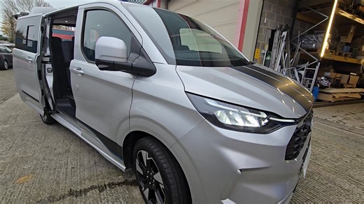 NEW SHAPE FORD CUSTOM WITH TWO ROWS OF NEW SHAPE FOR TOURNEO SEATS ON RAILS. CALL FOR A QUOTATION 01275 874578 . #crewcabs #newfordcustom #fordtourneocustom #fordcustomsport #fordtransitconversion #vanlife #fordcustom #van #ford #vanconversionuk #vanconversation #vanconversioninterior #vanconversionforsale #vanconversiondiaries #vanconversions #vanconversion #crewcab | FAB Van & Camper Conversions