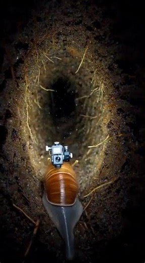 Cet escargot ne se doute pas qu'on le filme #wildlife #nature #shorts