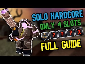 Easy Solo Hardcore Triumph 4 Slots Only + Guide - Tower Defense Simulator | TDS