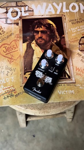I just bought this cool Waylon Jennings Signature Phaser Pedal made by Fender ! I plan on learning this sound and style on guitar and this phaser will help make it happen!🤠🎶 | Marty Lloyd Jr.