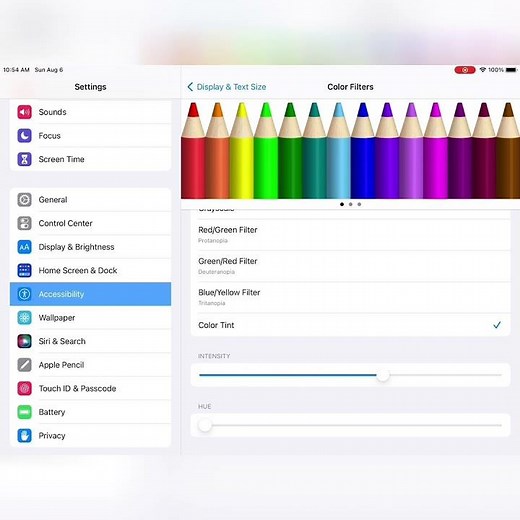How to make your iPad and iphone screen change color