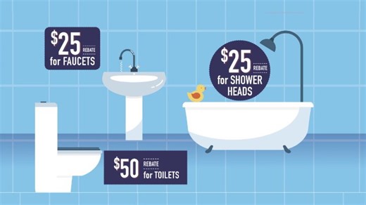Upgrade your bathroom and save up to $200 with rebates by installing a high-efficiency toilet, faucet or showerhead. These fixtures can lower your water bill. Look for the WaterSense label for water-efficient options. #OurCounty Miami-Dade Water & Sewer Department | Miami-Dade County Government