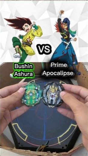 Bushin ashindra vs prime apocalypse #beyblade #beybladeburst #battle #armankusaba #arthurperegrine