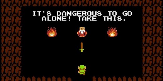 It's Dangerous to Go Alone! Take This | Know Your Meme