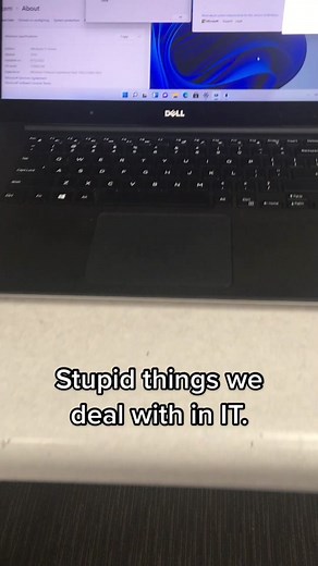 Stupid stuff we have to deal with in a computer shop. #stupidcomputers #microsoftfail #windows11 #pcrepair #computerrepair