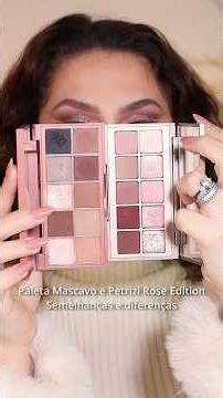 Paleta MASCAVO VS paleta PETRIZI: semelhanças e diferenças com swatches!