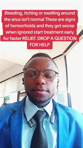 Bleeding, itching or swelling around anus isn't normal These are signs of hemorrhoids and they get worse when ignored. #kenyantiktok🇰🇪 #hemmorhoids #HealingJourney #pilestreatment #fyp