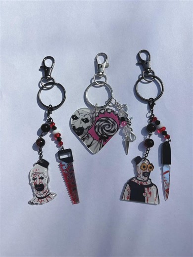 Art the Clown Terrifier Keychain Bag Accessory - Etsy