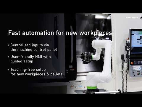 Fast automation for new workpieces! Introducing the automation process with "Robo2Go Open"