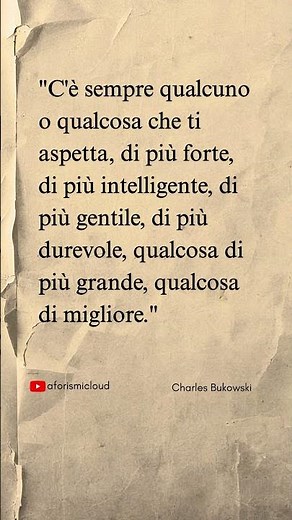 La frase più bella di Charles Bukowski 🖋️ #aforismi