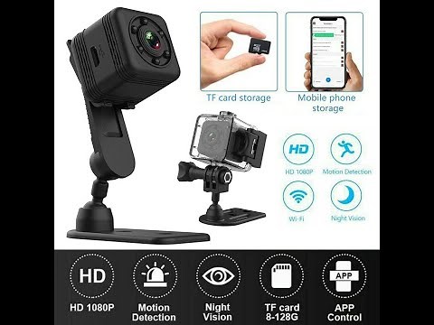 The SQ29 Spy Wifi Night Vision Camera Set Up Instructions Review And Unboxing