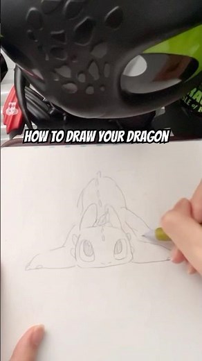 How To Draw Your Dragon #httyd #howtotrainyourdragon #arttutorial #artvideo #toothless