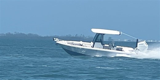 See it: Florida police officer leaps onto runaway boat after operator falls overboard
