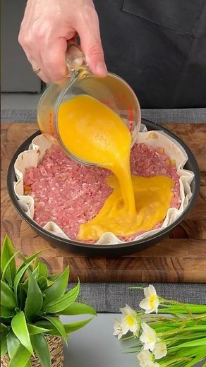 THE BEST WAY to Make Meat Tortilla Pie for Breakfast