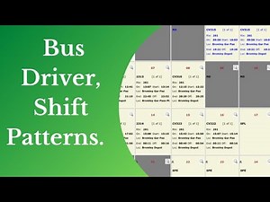 Bus Driver, Shift Patterns