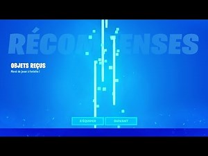 Fortnite distribue une récompense !!