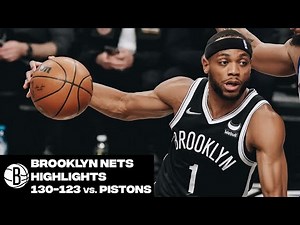 Brooklyn Nets Highlights vs. Detroit Pistons | 3/29/2022