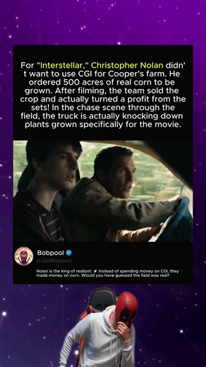 Nolan Grew A REAL Forest! 🌽 | Interstellar Behind The Scenes Hashtags: