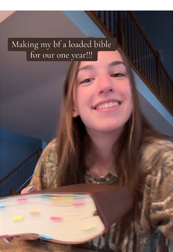 Making a Loaded Bible for 1 Year Anniversary
