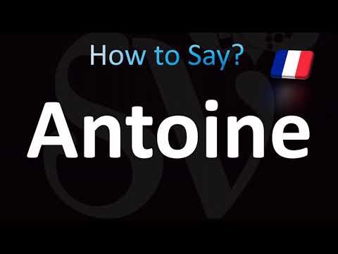 How to Pronounce ''Antoine'' Correctly! (French)