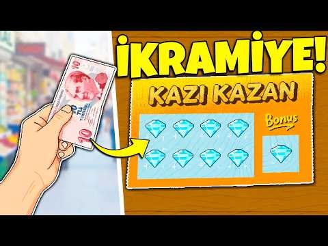 10 TL'lik KAZI KAZAN Beni MİLYARDER YAPTI! | Scritchy Scratchy TÜRKÇE