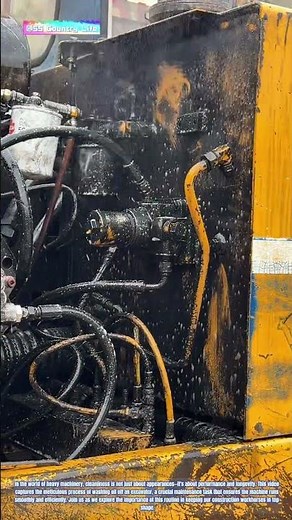Cleaning the Beast: Washing Oil Off an Excavator