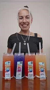 Thick long clear straws, perfect for boba tea and smoothies!