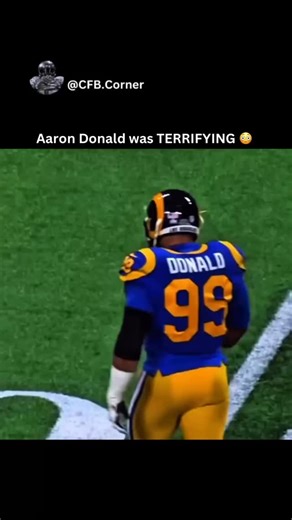 College Football on Instagram: "Aaron Donald is a defender who completely redefined dominance from the interior of the defensive line. Emerging from Pittsburgh without prototypical size, Donald overwhelmed the NFL with elite leverage, explosive first-step quickness, and relentless intensity. Known for collapsing pockets before plays could even develop, he forced offenses to double-team him as a baseline and still found ways to wreck game plans. His impact went beyond sacks, disrupting timing, fo