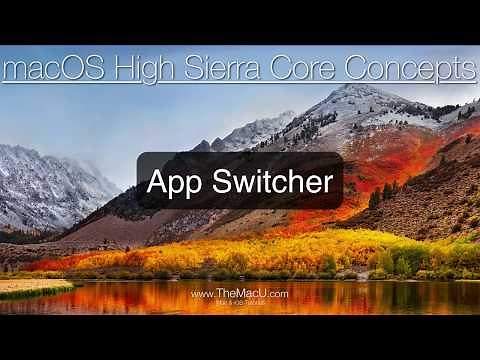 macOS Tutorial: How to use the App Switcher with "Command-Tab"
