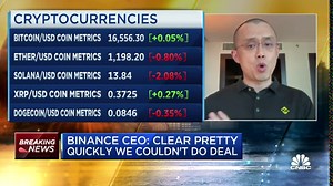 Binance CEO Changpeng Zhao: FTX will set crypto back, but the industry will become healthier