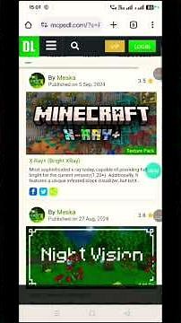 Minecraft best night vision mod for pe