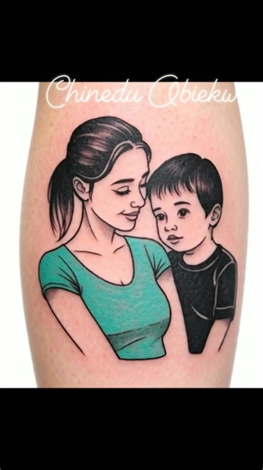 Mother and child tattoo design ideas #tattooideas #fyp #trendingpost #tattooartist | Chinedu Obiekwe