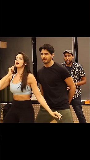 Viral Video ⚠️ Sidharth Nora Dance Rehearsal Video Manike Song #shorts #norafatehi #sidharthmalhotra