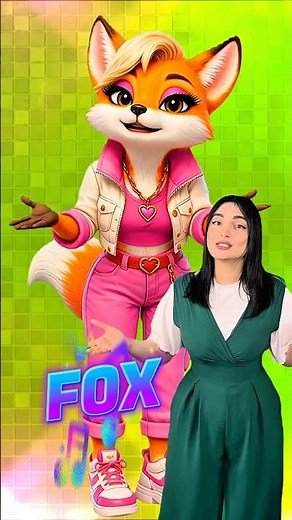 Animal Sounds Song! Goat 🐐 Fox 🦊 Tiger 🐯 What Do They Say? 🎶 #shorts