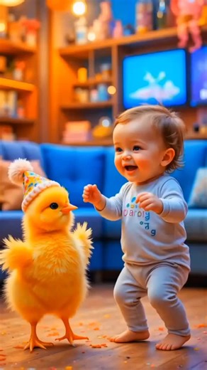 Funny Baby Dance with Cartoon Animals