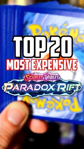 Most Expensive Pokémon Cards PARADOX RIFT!