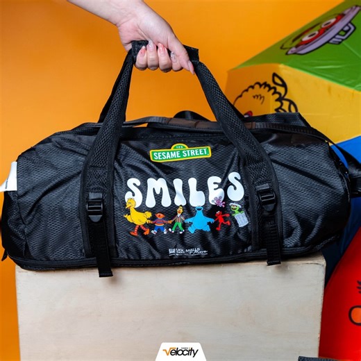 Get ready to bring the festive fun wherever you go with our Sesame Street Foldable Travel Bag! 😍 The perfect holiday companion, featuring your favourite Sesame Street friends in the cutest way. 💕 Travel light, stay organised, and snag yours with a minimum spend of $350*! ✨🧳 *T&Cs apply, while stocks last. | Velocity