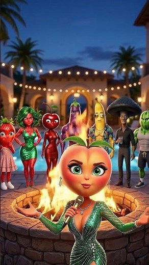 Ki Fruits Episode 1 from Fruit Island! Which couple are you rooting for? #ki #fruits #shortfilm #...