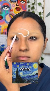 LA NOCHE ESTRELLADA DE VAN GOGH CON MAQUILLAJE😱🌠Maquillistas Deciden Mi Maquillaje✨ Día 4: Rosy McMichael starry night makeup #vangogh #art #artisticmakeup #arte #pintura #rosymcmichael #michmoon | Michmoon