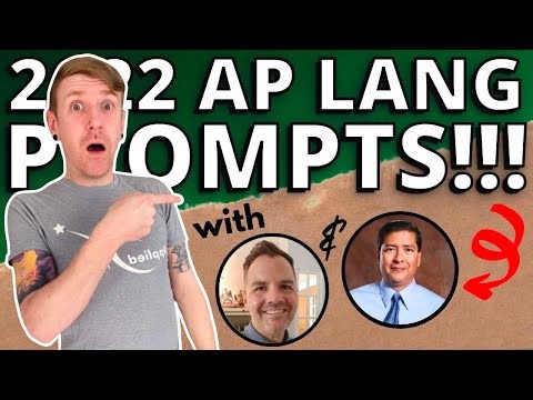 Let's DISCUSS STEM, Identity, and Timely Decisions -AP Lang Prompts 2022