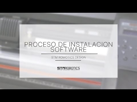 Plotter de Corte | Proceso de Instalación Software STM Robotics Design