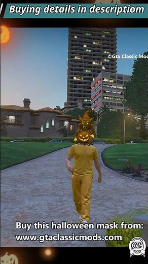 🎃 GTA 5: Halloween Mods for FiveM 👹 Pumpkin Goblin Head Mask 😈💀