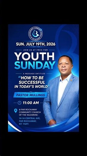 Youth Sunday @ Rockaway Community Church of the Nazarene.