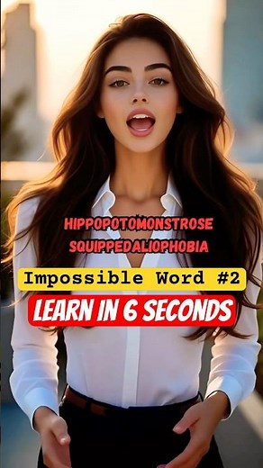 This Word Means Fear of Long Words 😵 | Hippopotomonstrosesquippedaliophobia