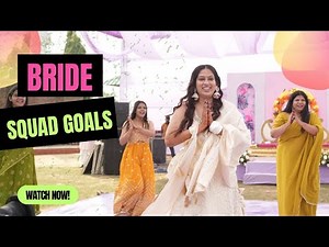 Joyful Wedding Dance | Bride & Bridesmaids Rock the Stage | #weddingchoreography #teamashirvaad
